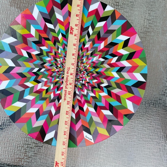 French Bull Ziggy Lazy Susan – 15.75” Vibrant Rotating Melamine Platter - Picture 6 of 10